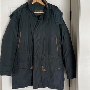 Members Only Dark Green Puffer Jacket